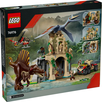 Lego 76976 Jurassic World Spinosaurus & Quetzalcoatlus Air Mission (984 Pieces)