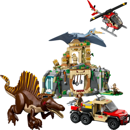 Lego 76976 Jurassic World Spinosaurus & Quetzalcoatlus Air Mission (984 Pieces)