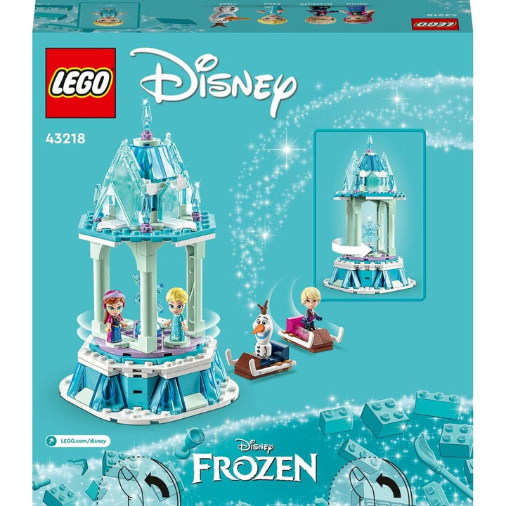 LEGO ǀ Disney Anna and Elsa’s Magical Carousel 43218 Building Toy Set (175 Pieces)