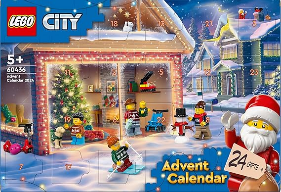 LEGO City Advent Calendar 2024 60436 Building Blocks Toys for 5+ Gift for Boys and Girls