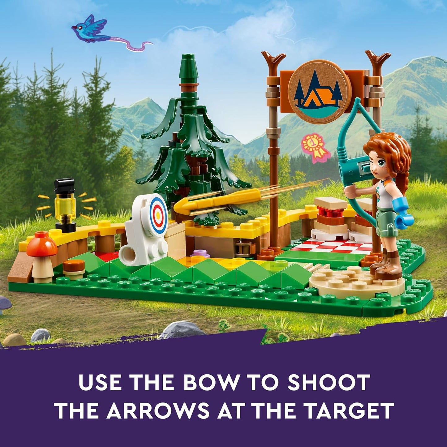 LEGO Friends Adventure Camp Archery Range Toy 42622 Building Blocks Toys for 6+ Gift for Boys and Girls