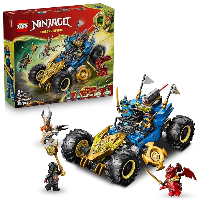 LEGO NINJAGO Jay’s Transforming Car - Ninja Car Toy  71856
