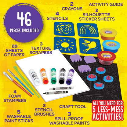 Crayola Less Mess Painting Activity Kit