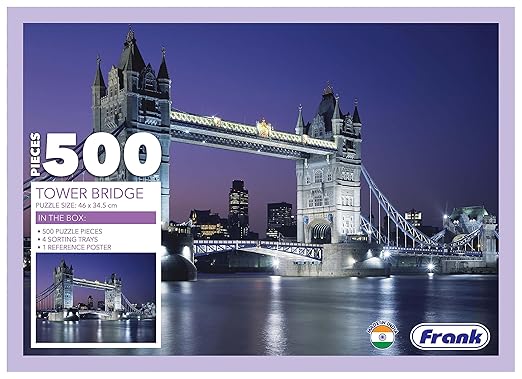 Frank Tower Bridge 500 Piece Jigsaw Puzzle for Adults