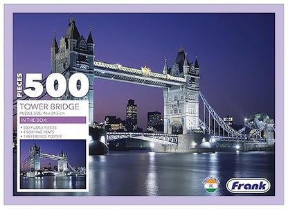 Frank Tower Bridge 500 Piece Jigsaw Puzzle for Adults