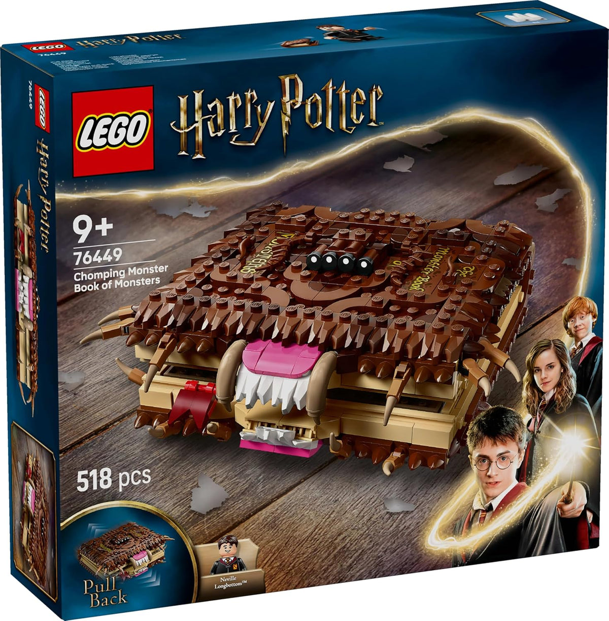 LEGO Harry Potter 76449 Chomping Monster Book of Monsters Building Set