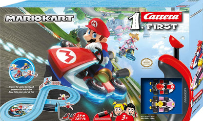 Carrera First Mario Kart Slot Car Race Track Set – Mario & Peach (Ages 3+)
