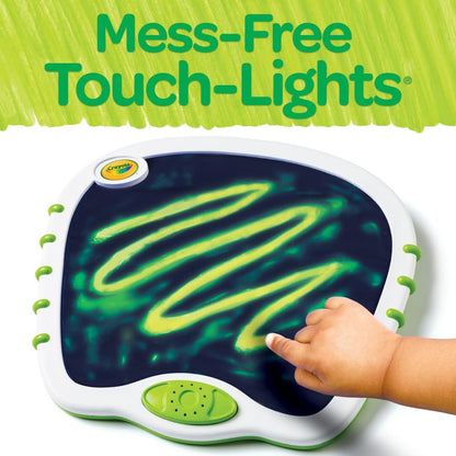 Crayola Toddler Touch Lights, Musical Sensory Toys for Toddlers, Light Up Drawing Pad, Mess Free Painting, Travel Activity