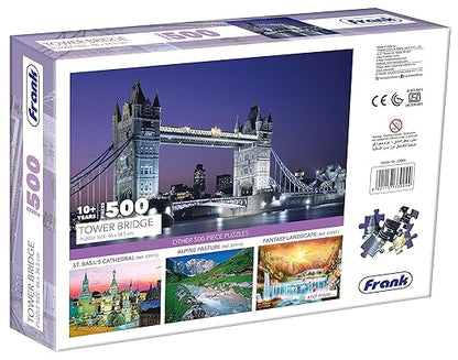 Frank Tower Bridge 500 Piece Jigsaw Puzzle for Adults