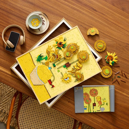 LEGO Art Vincent Van Gogh – Sunflowers Wall Artwork Building Set 31215