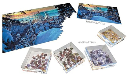 Frank Neuschwanstein Castle 1000 Piece Jigsaw Puzzle for Kids and Adults