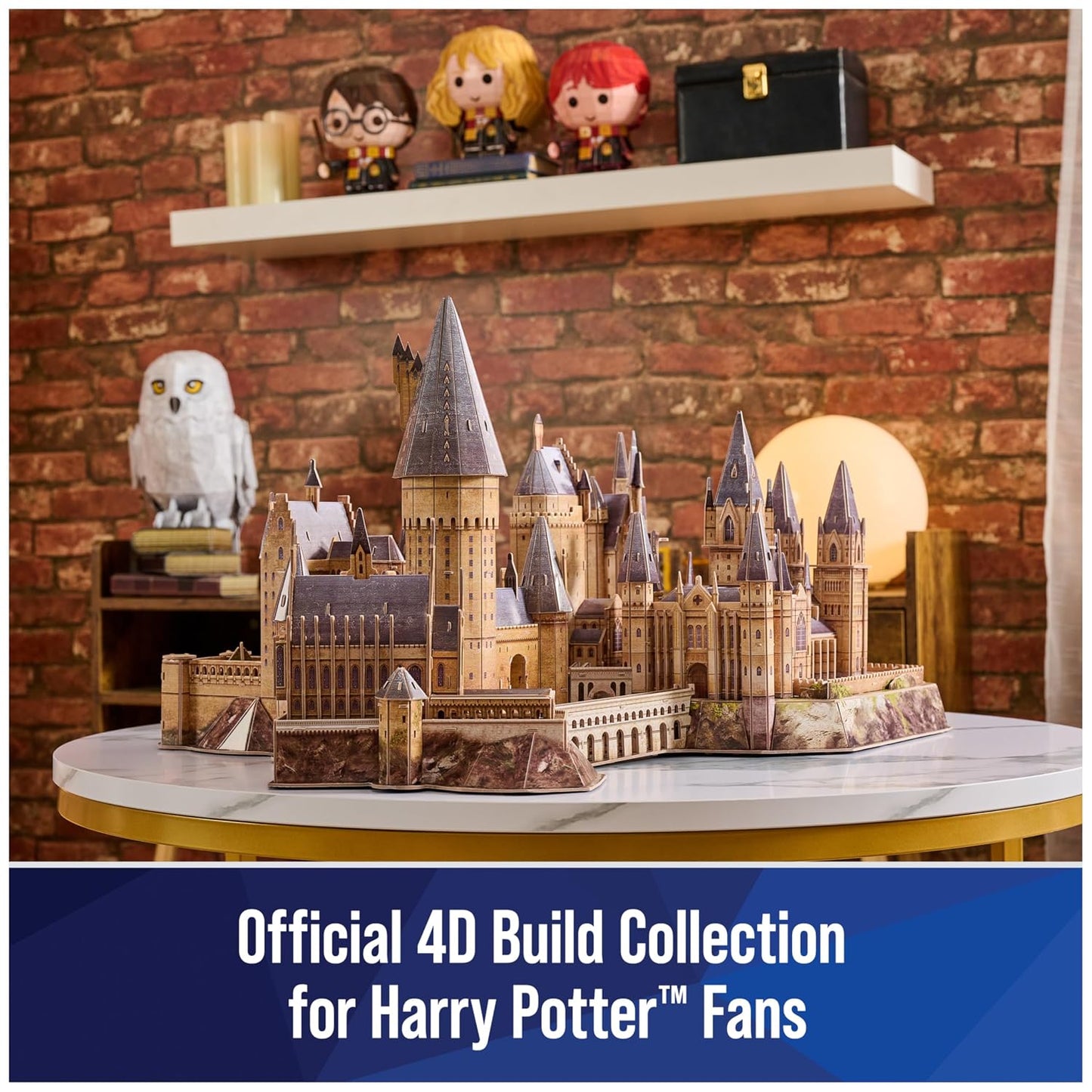 4D Build 4D Puzzles, Harry Potter Deluxe Hogwarts Castle With Astronomy Tower & Great Hall Over 2Ft