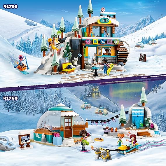 LEGO Friends Igloo Holiday Adventure 41760 Building Toy Set (491 Pieces)