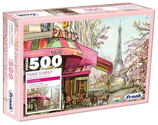 Frank Paris Street 500 Piece Jigsaw Puzzle for Adults