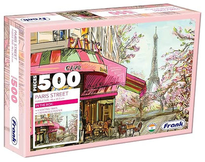 Frank Paris Street 500 Piece Jigsaw Puzzle for Adults