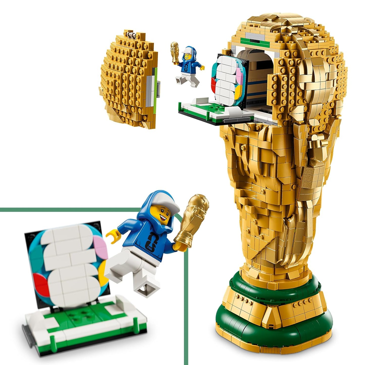 LEGO Editions FIFA World Cup Official Trophy Replica - Kids’ Soccer Decor Building Set - 43020