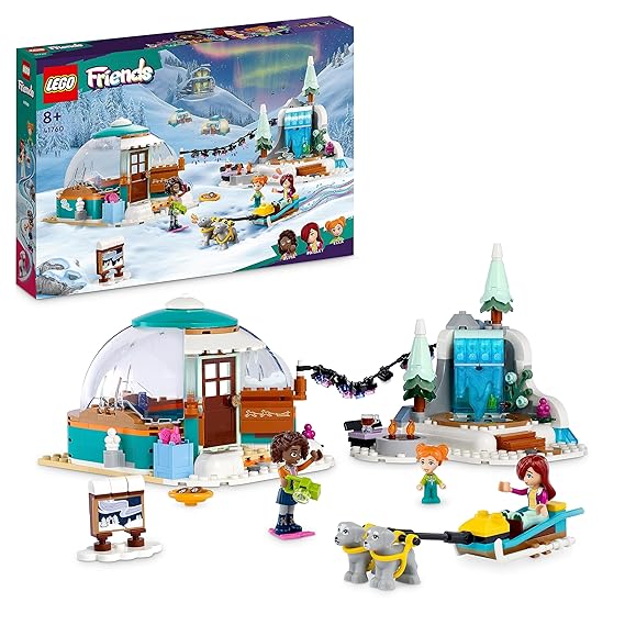 LEGO Friends Igloo Holiday Adventure 41760 Building Toy Set (491 Pieces)