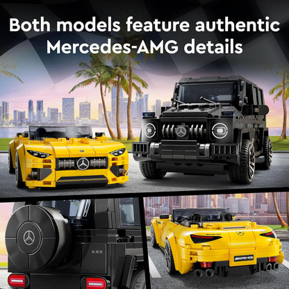 LEGO Speed Champions 76924 Mercedes-AMG G 63 & SL 63 Sports Cars Set