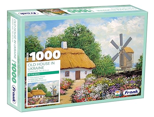 Frank Old House in Ukraine Jigsaw Puzzle for Adults | 1000 Piece Jigsaw