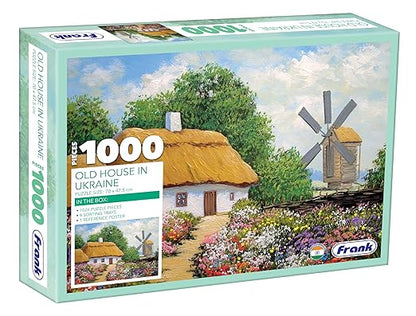Frank Old House in Ukraine Jigsaw Puzzle for Adults | 1000 Piece Jigsaw
