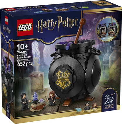 LEGO Harry Potter Cauldron: Secret Potions Classroom - Toy Building Set for Kids Ages 10+ - 76464
