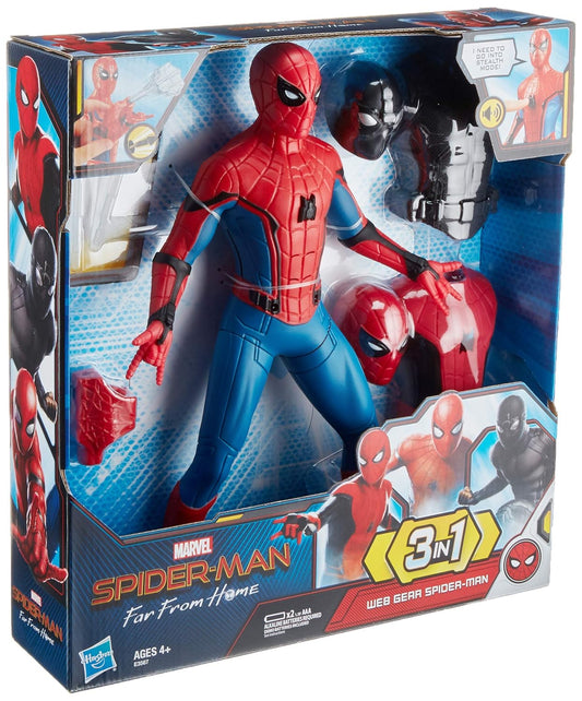 Marvel Spider-Man 13-Inch Action Figure – Far From Home Suit Upgrades & Accessories