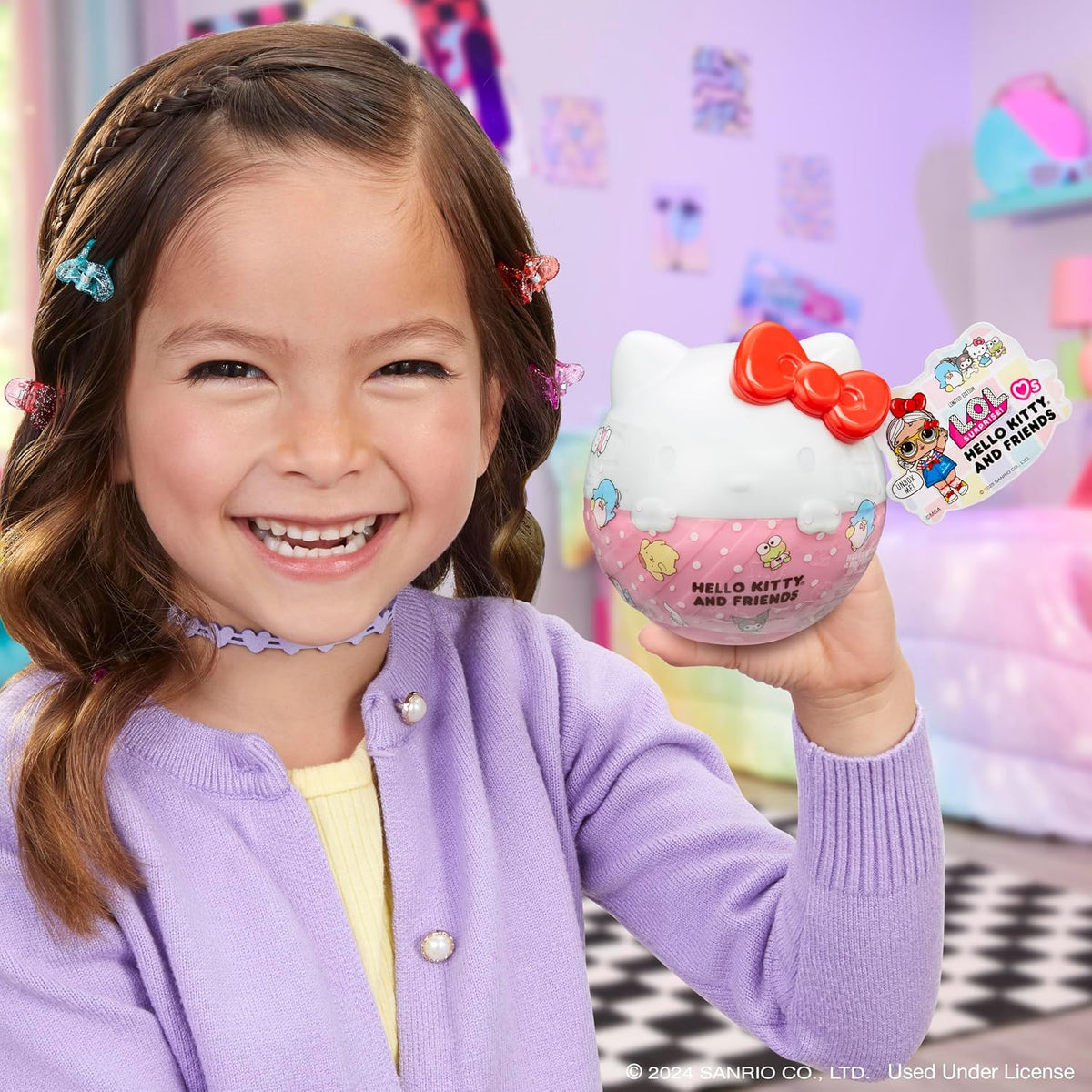Revised Product Title: L.O.L. Surprise! Loves Hello Kitty & Friends Tots – Collectible Mini Doll with 7 Surprises