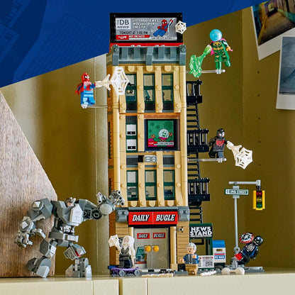 LEGO ǀ Marvel Spider-Man vs. Mysterio: The Daily Bugle Pretend Play Super Hero Building Toy - 76342