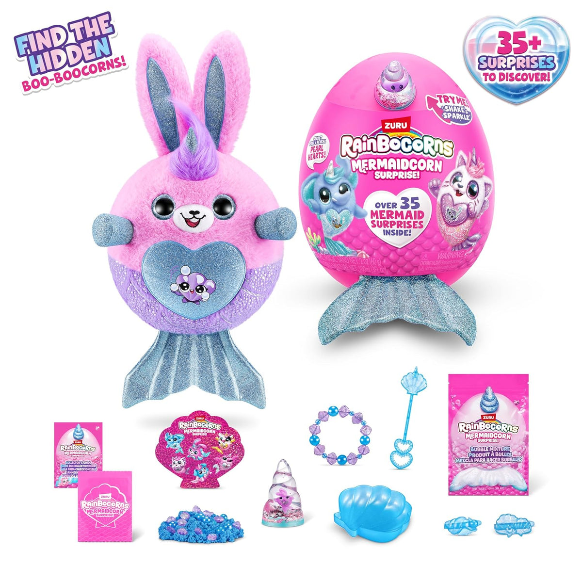 Rainbocorns Mermaidcorn Bunny Surprise Egg – Collectible Plush with Magical Surprises