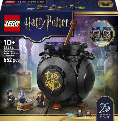 LEGO Harry Potter Cauldron: Secret Potions Classroom - Toy Building Set for Kids Ages 10+ - 76464