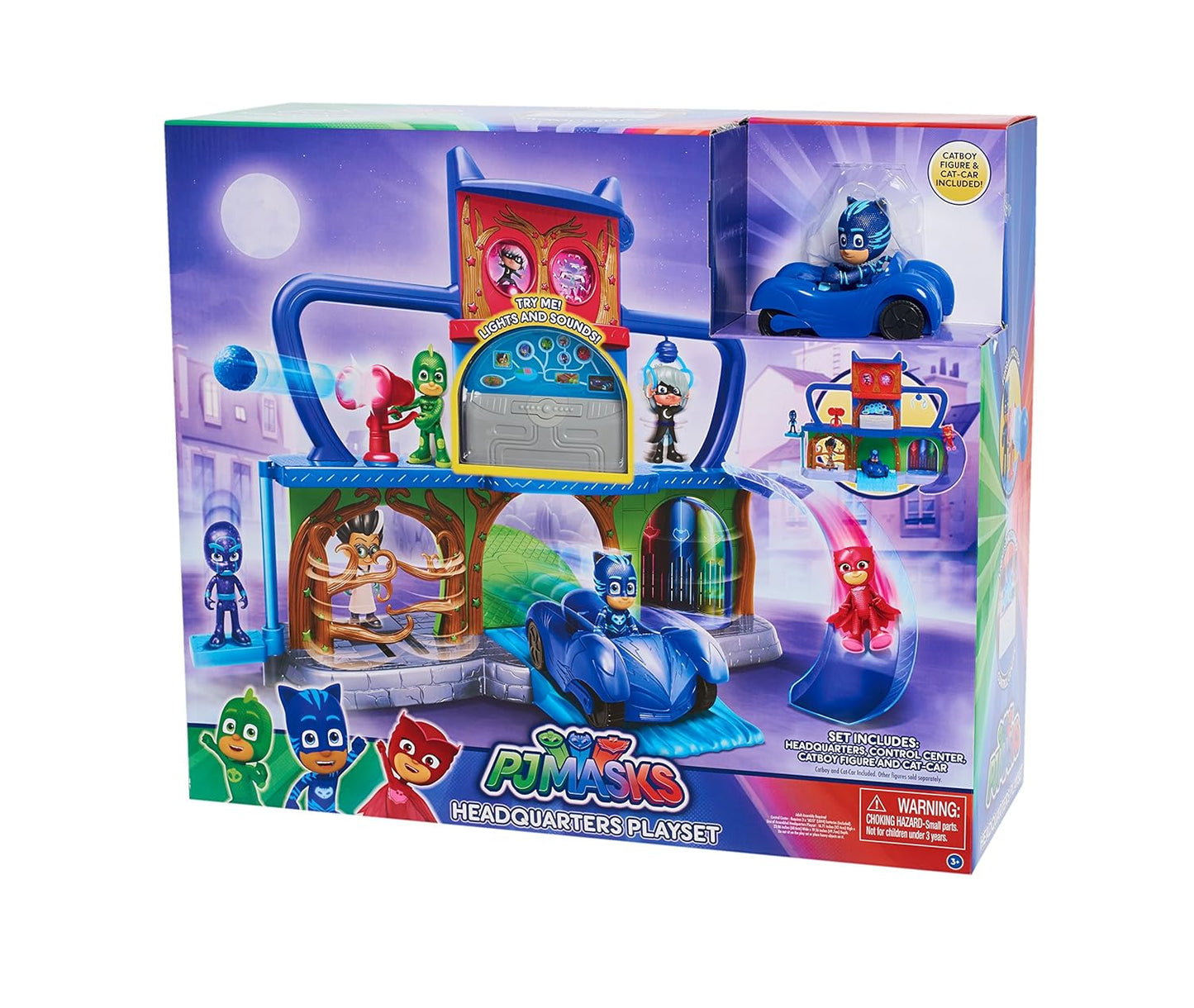 PJ Masks Headquarters Playset for Boys,Multicolor