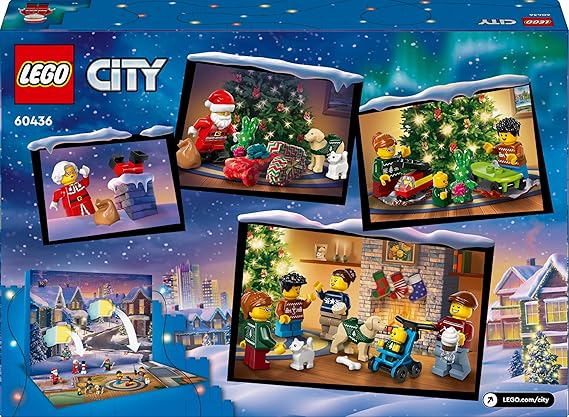 LEGO City Advent Calendar 2024 60436 Building Blocks Toys for 5+ Gift for Boys and Girls