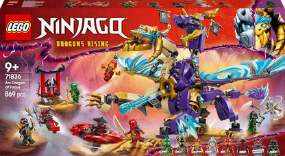 LEGO NINJAGO 71836 Jay’s Transforming Elemental Tech Mech Building Set