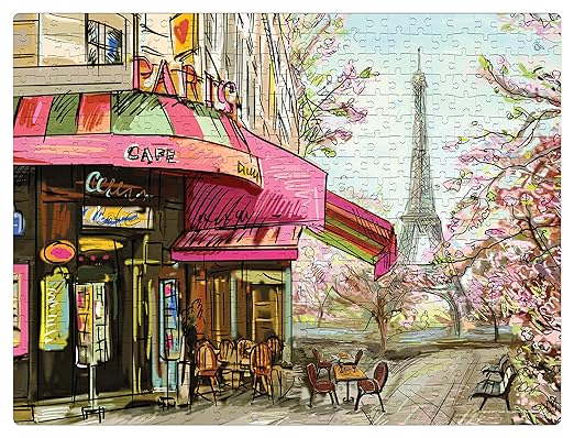 Frank Paris Street 500 Piece Jigsaw Puzzle for Adults
