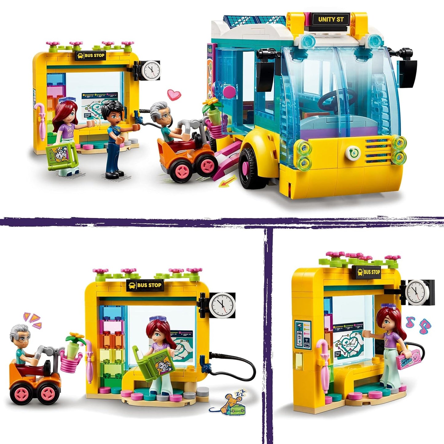 LEGO Friends Heartlake City Bus 41759 Building Toy Set (480 Pieces)