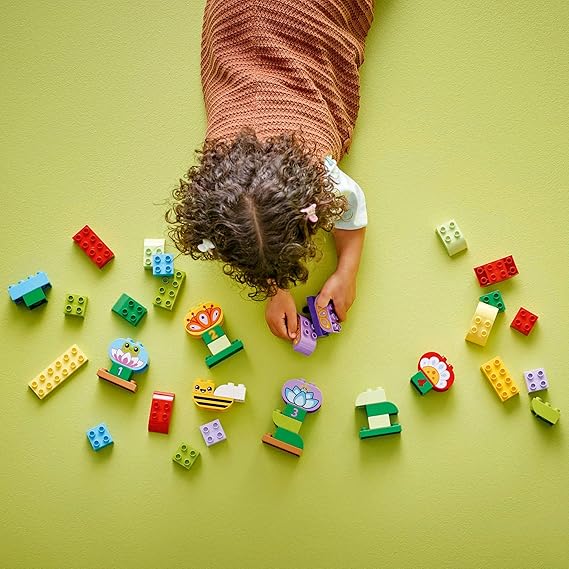 LEGO DUPLO Town Creative Garden & Flowers Color-Sorting Stacking Toy 10444