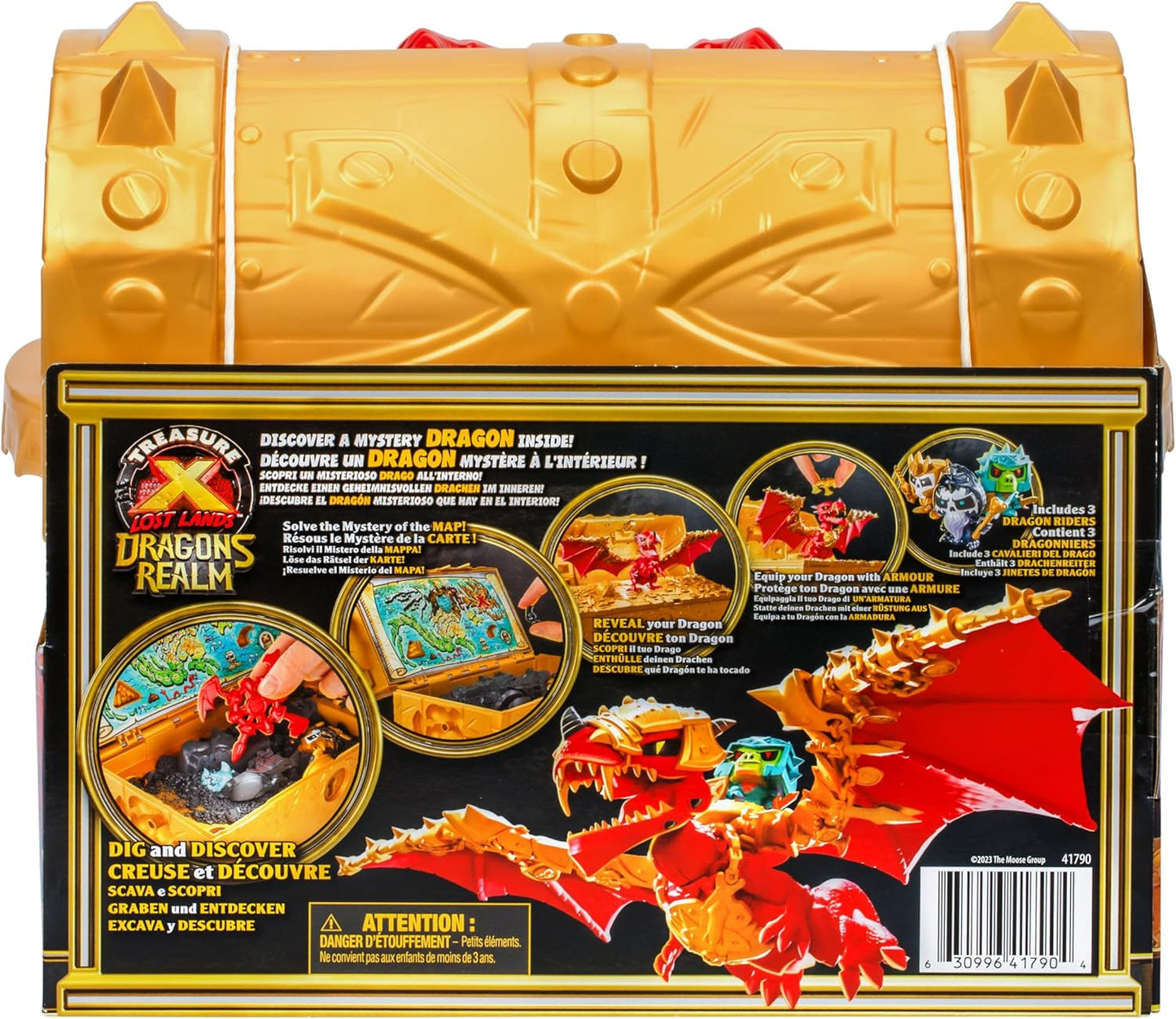 Treasure X Lost Lands Dragon's Realm Mystery Treasure Chest | unlock the chest & reveal 25+ surprises!