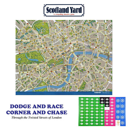 Scotland Yard, A Compelling Detective Game, Strategy Game, Board Game for Kids (PACK OF 6)