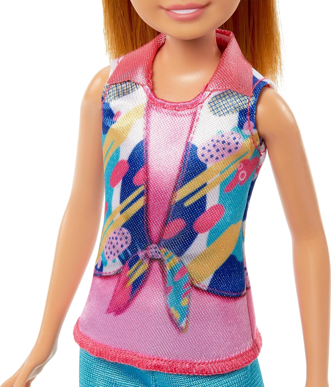 Barbie & Stacie Doll Set with 2 Pet Dogs & Accessories, Dolls with Blonde Hair & Blue Eyes, Summer Clothes HRM09