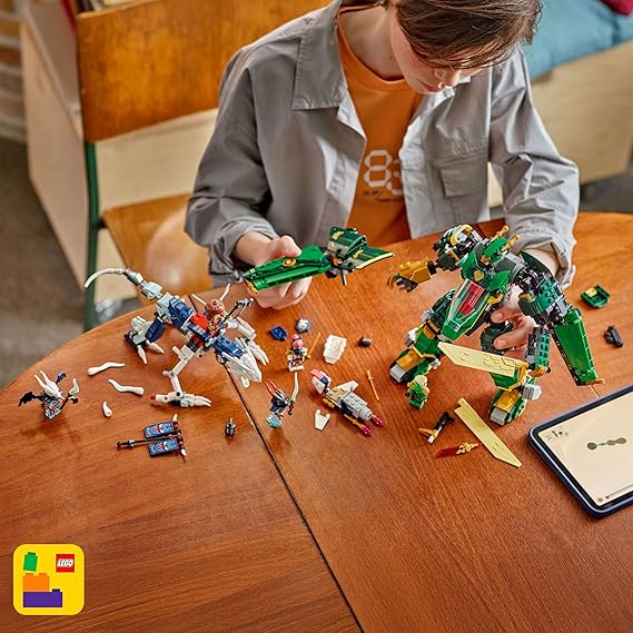 LEGO NINJAGO Lloyd’s Jet Mech Ninja Toy Building Kit 71845