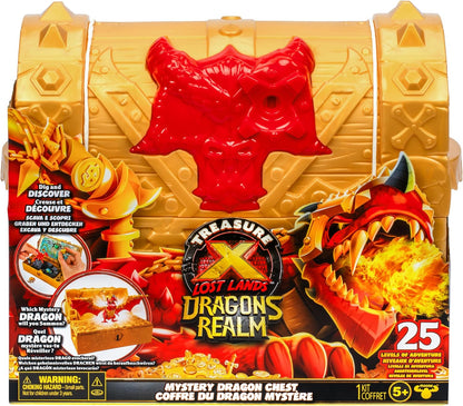 Treasure X Lost Lands Dragon's Realm Mystery Treasure Chest | unlock the chest & reveal 25+ surprises!