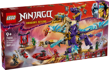 LEGO NINJAGO 71836 Jay’s Transforming Elemental Tech Mech Building Set