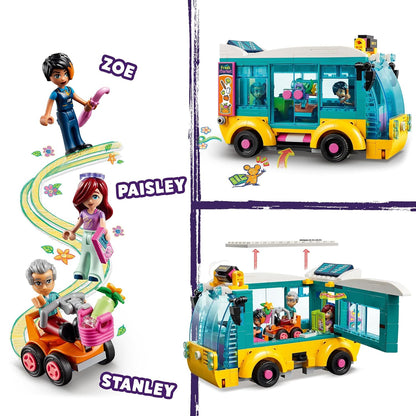 LEGO Friends Heartlake City Bus 41759 Building Toy Set (480 Pieces)