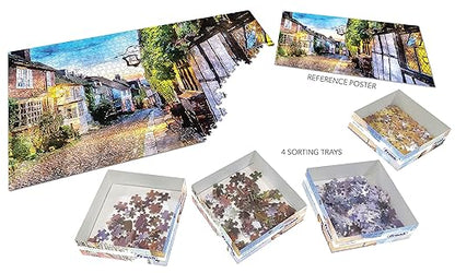 Frank Cobbled Street Jigsaw Puzzle (1000 Pieces) for Adults