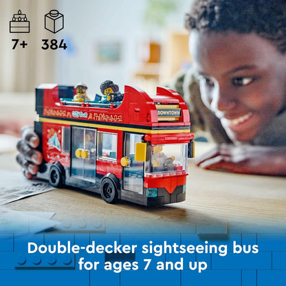 LEGO City 60407 Double-Decker Sightseeing Bus Building Set