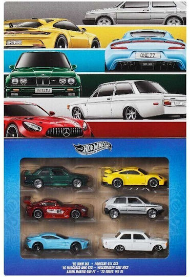Hot Wheels  Silver Series – Euro Style Set of 6 1:64