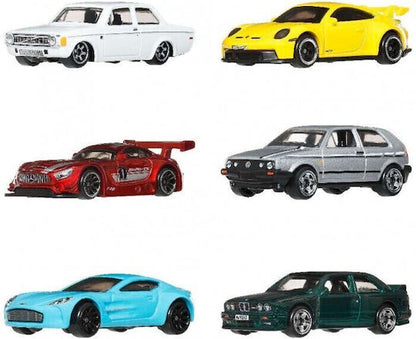 Hot Wheels  Silver Series – Euro Style Set of 6 1:64