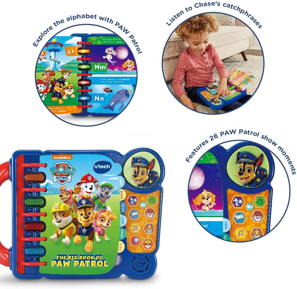 VTech : The Big Book of PAW Patrol , Educational Learning Toy