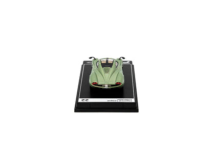 PosterCars 1:64 Pagani Huayra Codalunga – Verde Venezia | Hypercar League Collection No.22 Diecast Model