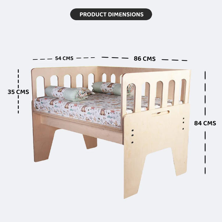 TOYS UNCLE Wooden CoBed/Cosleeping bassinets Quinn